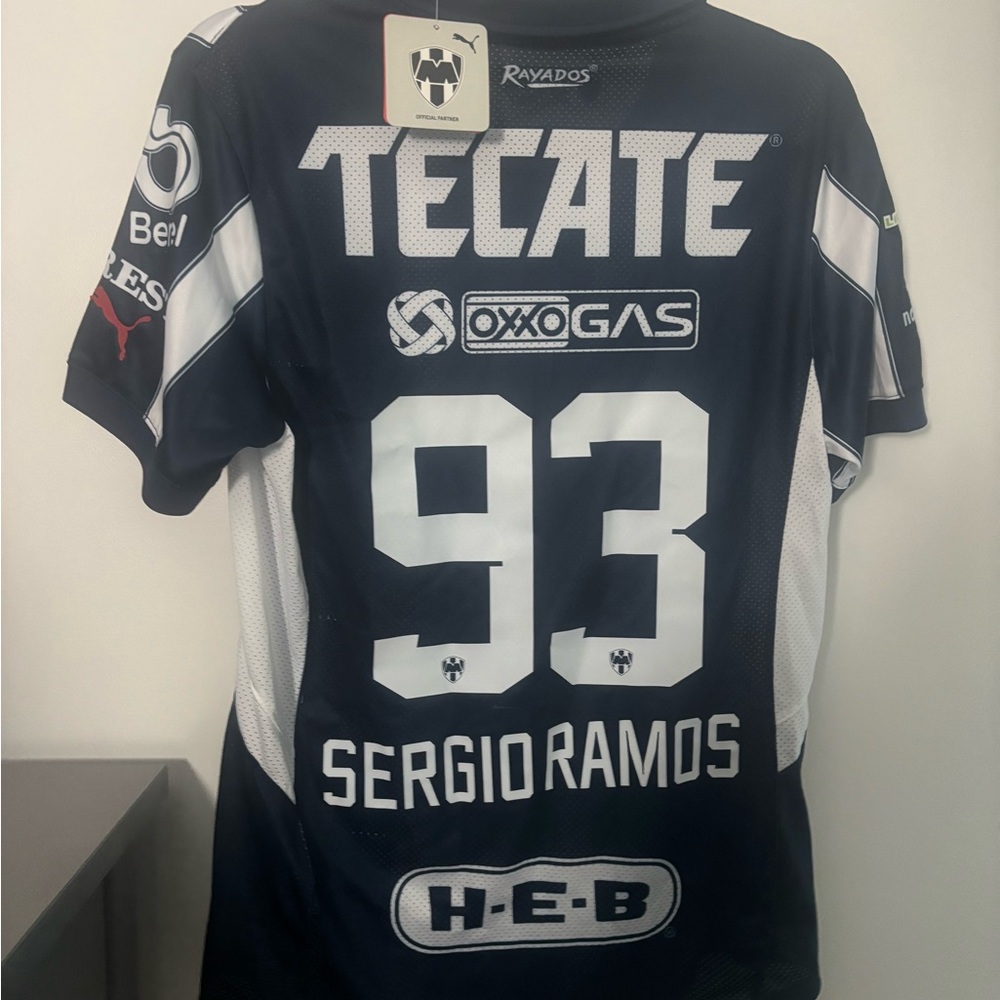 Monterrey Rayados Sergio Ramos Jersey, Player-Fit (M, but fits like S)